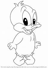 Looney Tunes Daffy Baby Draw Drawing Duck Drawings Toons Step Cartoon Drawingtutorials101 Tutorial Paintingvalley Learn Getdrawings Head sketch template