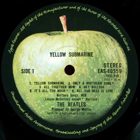 apple records label beatles records  beatles gramophone record apple records green