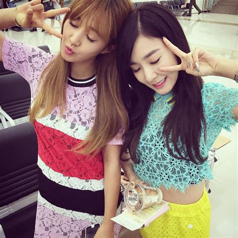 Snsd S Yuri And Tiffany Posed For A Cute Selca Picture Wonderful