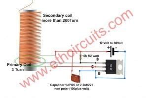 tesla coil circuit diagram