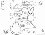 Coloring Peeps Pages Bunny Chick Easter Peep Little Printable Spring Bo Color Getcolorings Kids Print Getdrawings sketch template