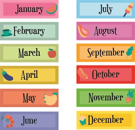 months   year printables    hands  amazing