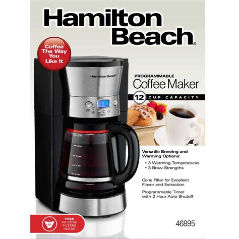 Hamilton Beach Programmable Coffee Maker 46895