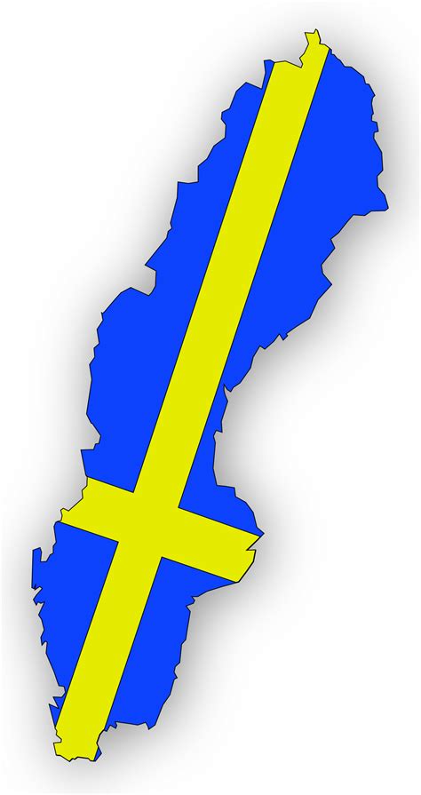 clipart sweden flag  sweden map