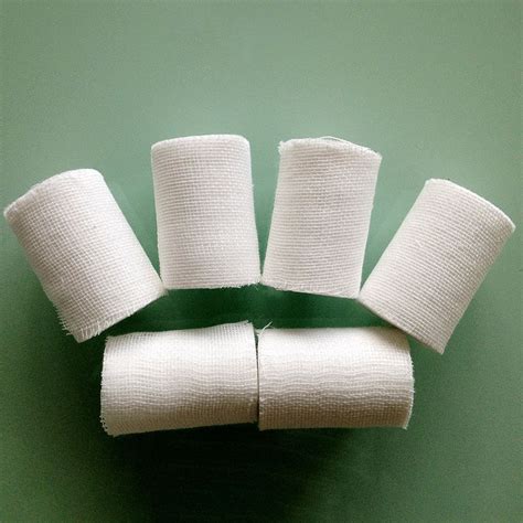 medical absorbent jumbo cotton gauze bandage roll
