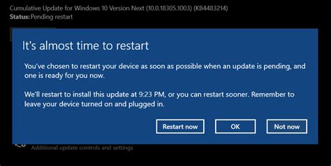 restart  device       restart  required  install  update