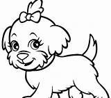 Coloring Pages Dog Poodle Dogs Printable Cowardly Color Bulldog Husky Courage Baby Newfoundland English Bone Cartoon French Toy Food House sketch template