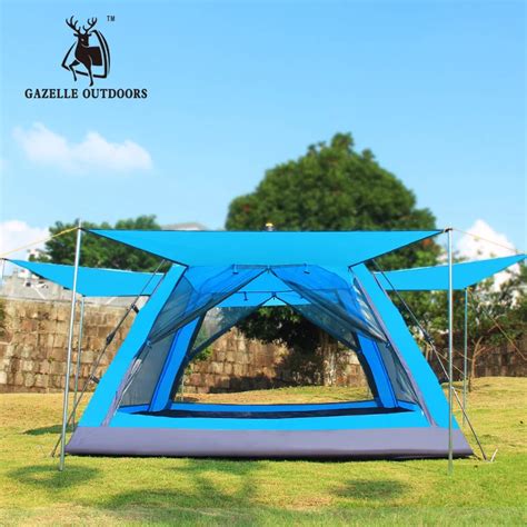 news   people outdoor tents double automatic double speed  open professional camping