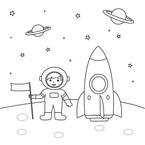 outer space coloring pages  kids fun  printable coloring