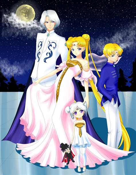 Prince Diamond And Princess Serenity Dark Moon We