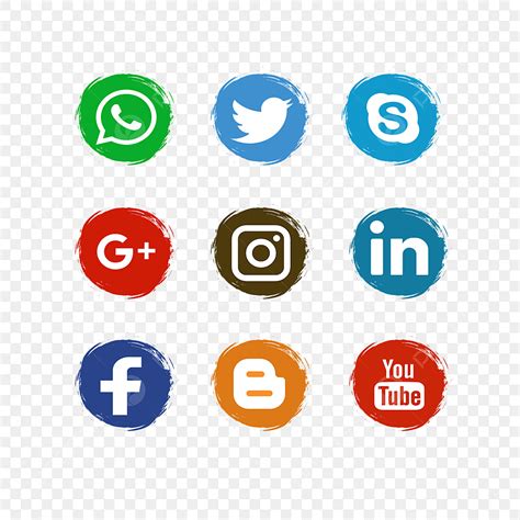 iconos de redes sociales png dibujos iconos de redes sociales png dibujos social media icons