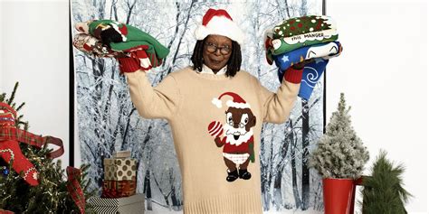 whoopi goldberg s holiday sweaters aren t ugly — they re hilarious