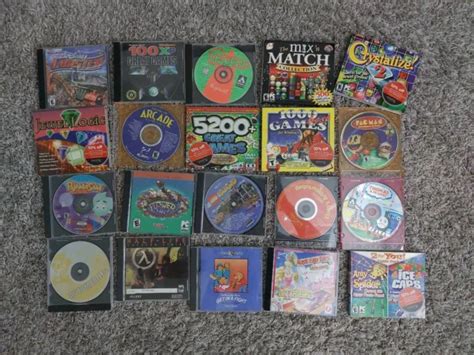 lot   vintage pc disc games untested good condition  picclick