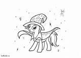 Coloring Trixie Pony Pages Little sketch template
