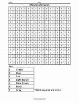 Minecraft Number Color Coloring Numbers Pages Faces Worksheets Math Addition Squared Printable Pixel Kids Division Sword Worksheet Sheets Fun Puzzles sketch template
