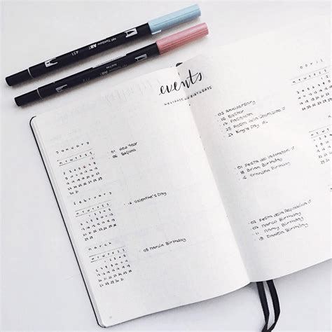 future logs minimalist bullet journal layout bullet journal layout