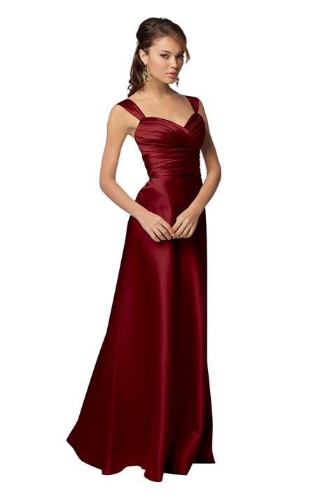 Dark Wine Red Or Cherry Wtoo 961 Bridesmaid Dress Weddington Way