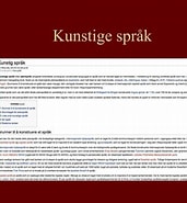 Bilderesultat for Kunstige språk. Størrelse: 171 x 185. Kilde: www.slideserve.com