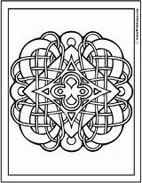 Coloring Celtic Knot Designs Pages Diamond Pattern Irish Scottish Patterns Colorwithfuzzy Printable Cross Diamonds Pdf Flower Getdrawings Gaelic Heart sketch template