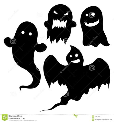 scary ghost silhouettes royalty free stock image image