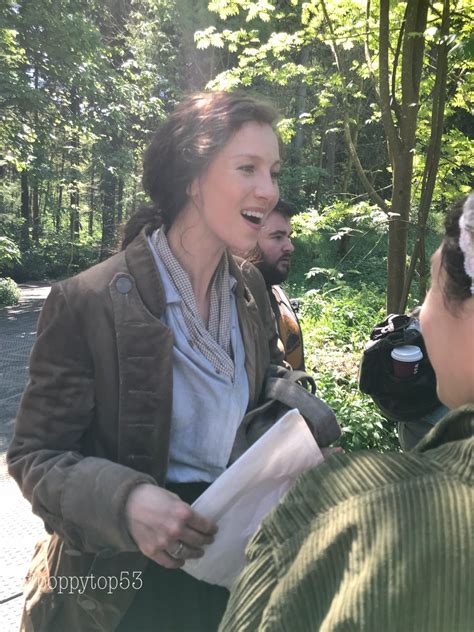 behind the scenes photos of ‘outlander season four filming at