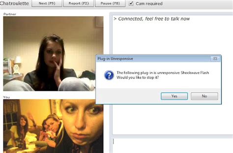 chatroulette s greatest hits chatroulette screen shots chick chat fest