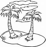 Trees Coqueiro Islas Palmeras Niños Disfrute Motivo Pretende Compartan Palmtree sketch template