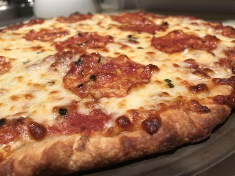 homemade thin crust pizza rfood