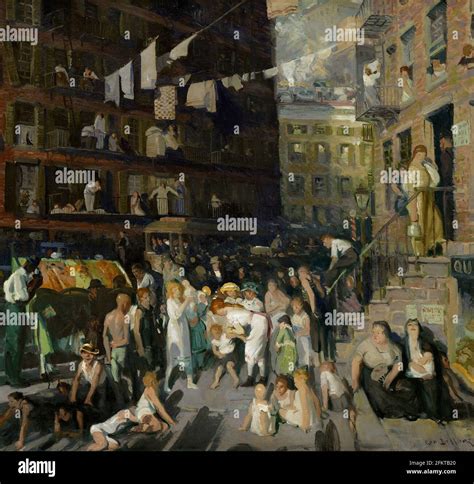cliff dwellers  george bellows   usa  stock photo alamy