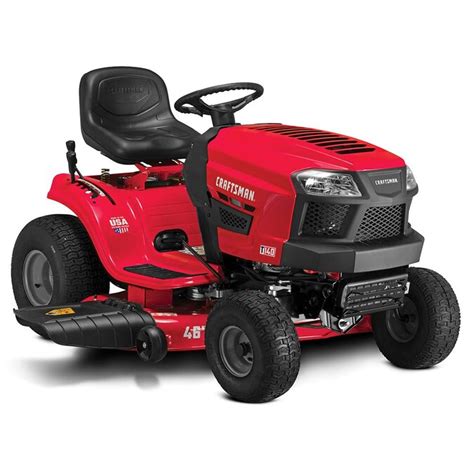 Craftsman T140 18 5 Hp Automatic 46 In Riding Lawn Mower With Mulching