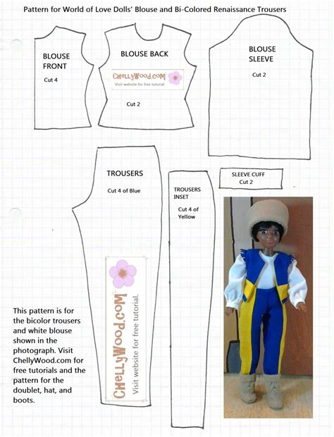 doll clothes patterns  printable  printable templates