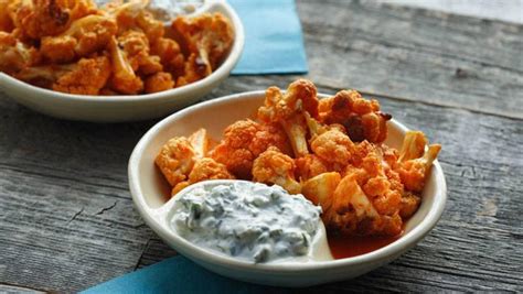 Meat Free Buffalo Wings With Ranch Dipper Recipe Rachael Ray Show