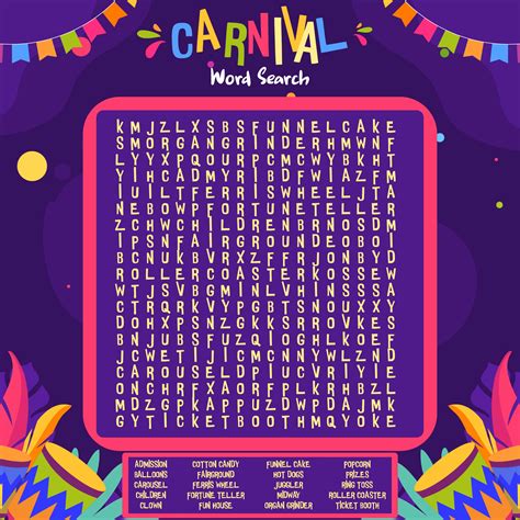 full page  printable extra large print word search