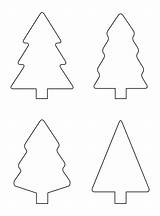 Tree Christmas Stencil Print Printable Patterns Outline Pattern Large Template Stencils Xmas Templates Pine Printablee Via Carving sketch template