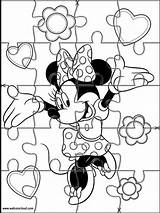 Minnie Puzzle Recortar Jigsaw Bebeazul sketch template
