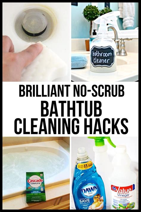 simple bathtub cleaning tips  totally gunky tubs