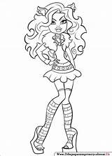 Coloring Pages Monster High Kids Para Dibujos Imprimir Colouring sketch template