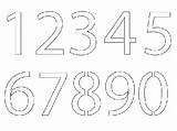 Coloring Pages Numbers sketch template