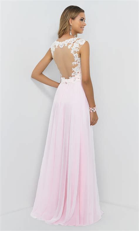 blush cap sleeve pink prom ball gown 9986