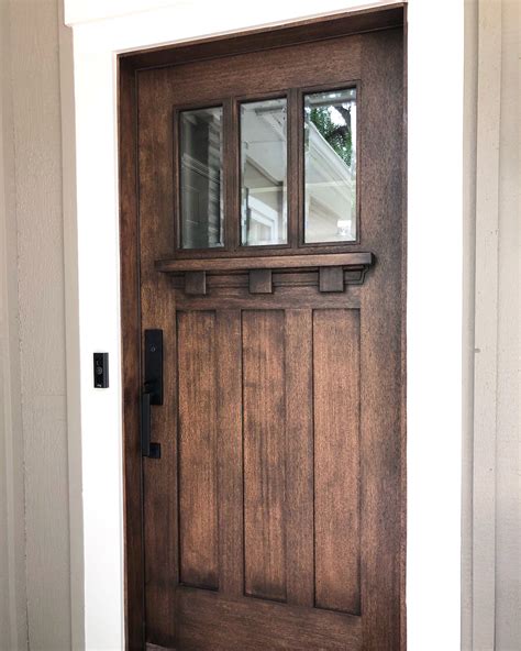 front door mindfully gray craftsman style front door brown front doors wood front
