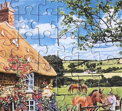 chez maximka  country cottage  piece jigsaw puzzle