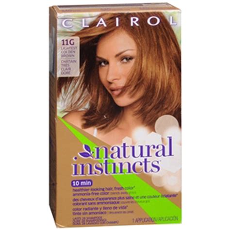 amazonsmile clairol natural instincts  amber shimmer lightest golden brown chemical