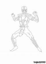 Reptile Mortal Kombat Coloring Pages Searches Recent Lineart sketch template