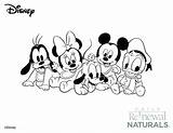 Mickey Mouse Coloring Pages Friends Baby Printable Getcolorings sketch template