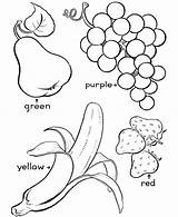 Coloring Fruits Fruit Pages Color Vegetables Printable Kids Purple Preschool Vegetable Various Type Lets Delicious These Drawing Colouring Getdrawings Getcolorings sketch template