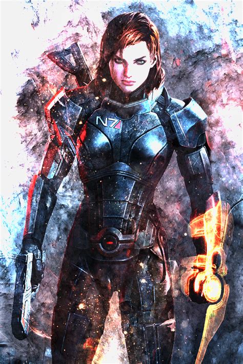 mass effect female commander shepard by igeneral on deviantart mass