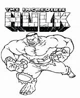 Coloring Hulk Pages Incredible Printable Hogan Getcolorings Getdrawings Superhero sketch template