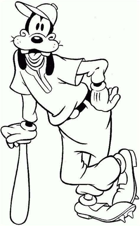 printable goofy coloring pages  kids