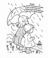 Coloring Pages Nursery Rhymes Rain Kids Rhyme Showers April Color Goose Mother Printable May Bring Honkingdonkey Flowers Spring Raincoat Classic sketch template