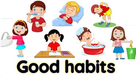 good habits  kids good habits good habits  bad habitsgood